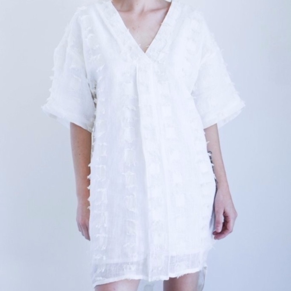 7115 By Szeki White Dress